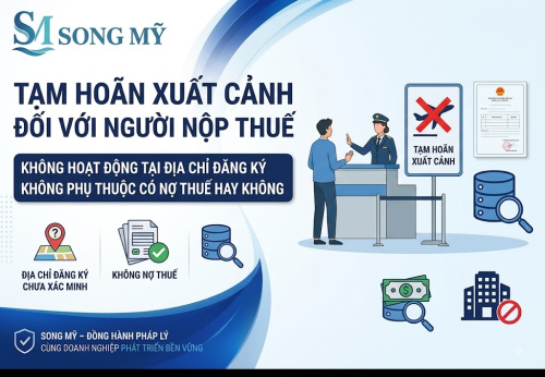 Tạm hoãn xuất cảnh với người nộp thuế không hoạt động tại địa chỉ đăng ký: Không phụ thuộc có nợ thuế hay không